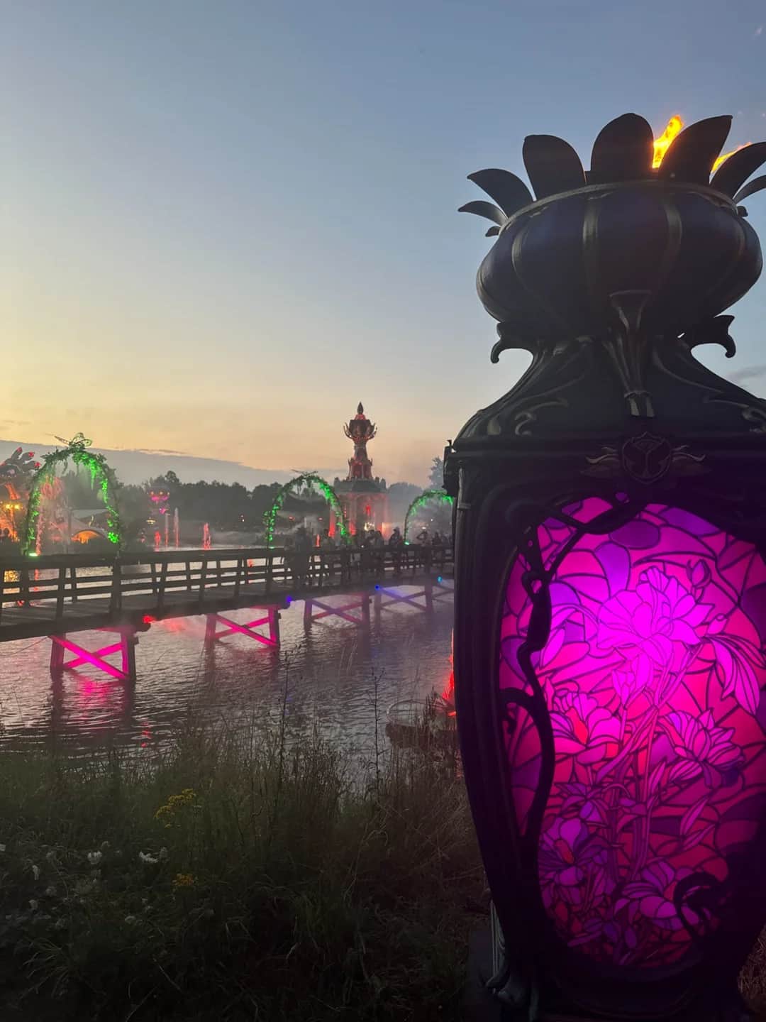 Tomorrowland sunset